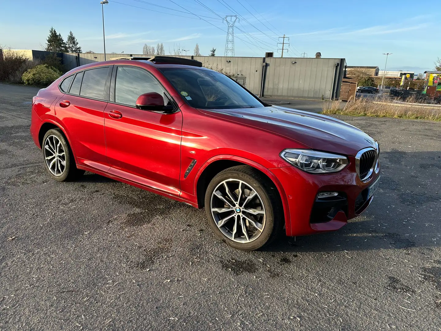 BMW X4 M xDrive20d 190ch pack M sport Piros - 1