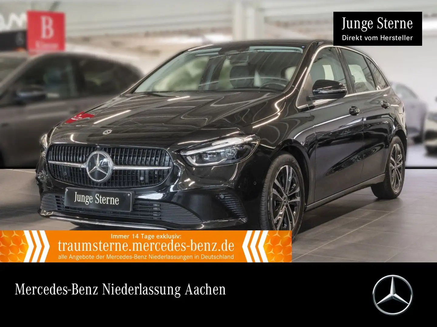 Mercedes-Benz B 200 d PROGRESSIVE+AHK+MULTIBEAM+KAMERA+8G Schwarz - 1