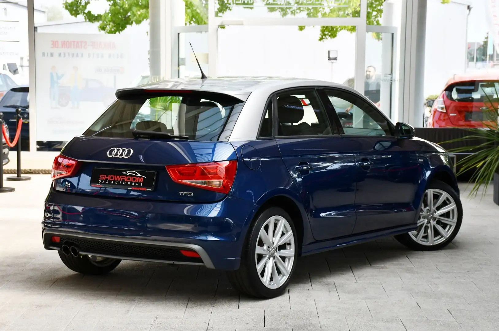 Audi A1 Sportback ambition S-Line S-Tronic 43tkm! Blau - 2