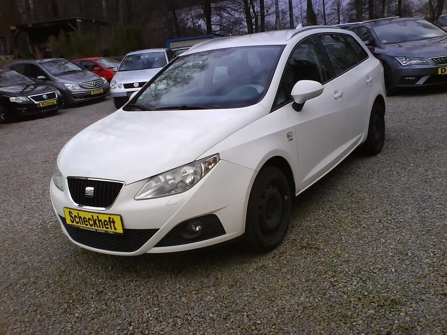 SEAT Ibiza Style/ 1,6 DIESEL/ MIT SERVICE HEFT/ EURO 5/ Weiß - 1