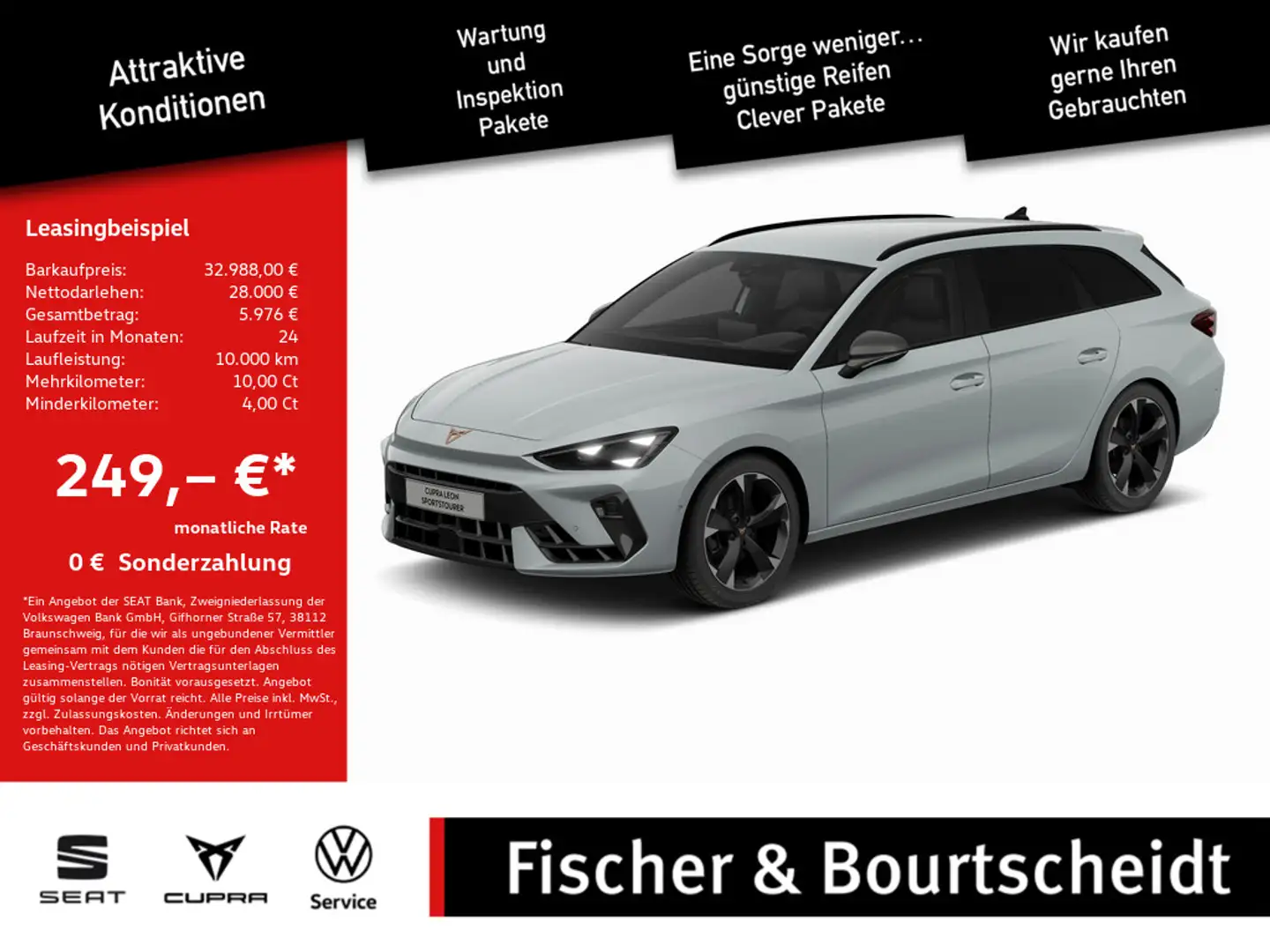 CUPRA Leon Sportstourer 1.5 eTSI 110 kW FACEL. LED Weiß - 1