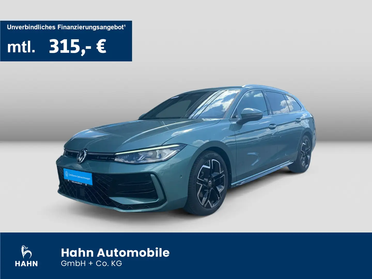 Volkswagen Passat Variant 2.0TDI DSG R-Line Matrix AHK CAM Grün - 1