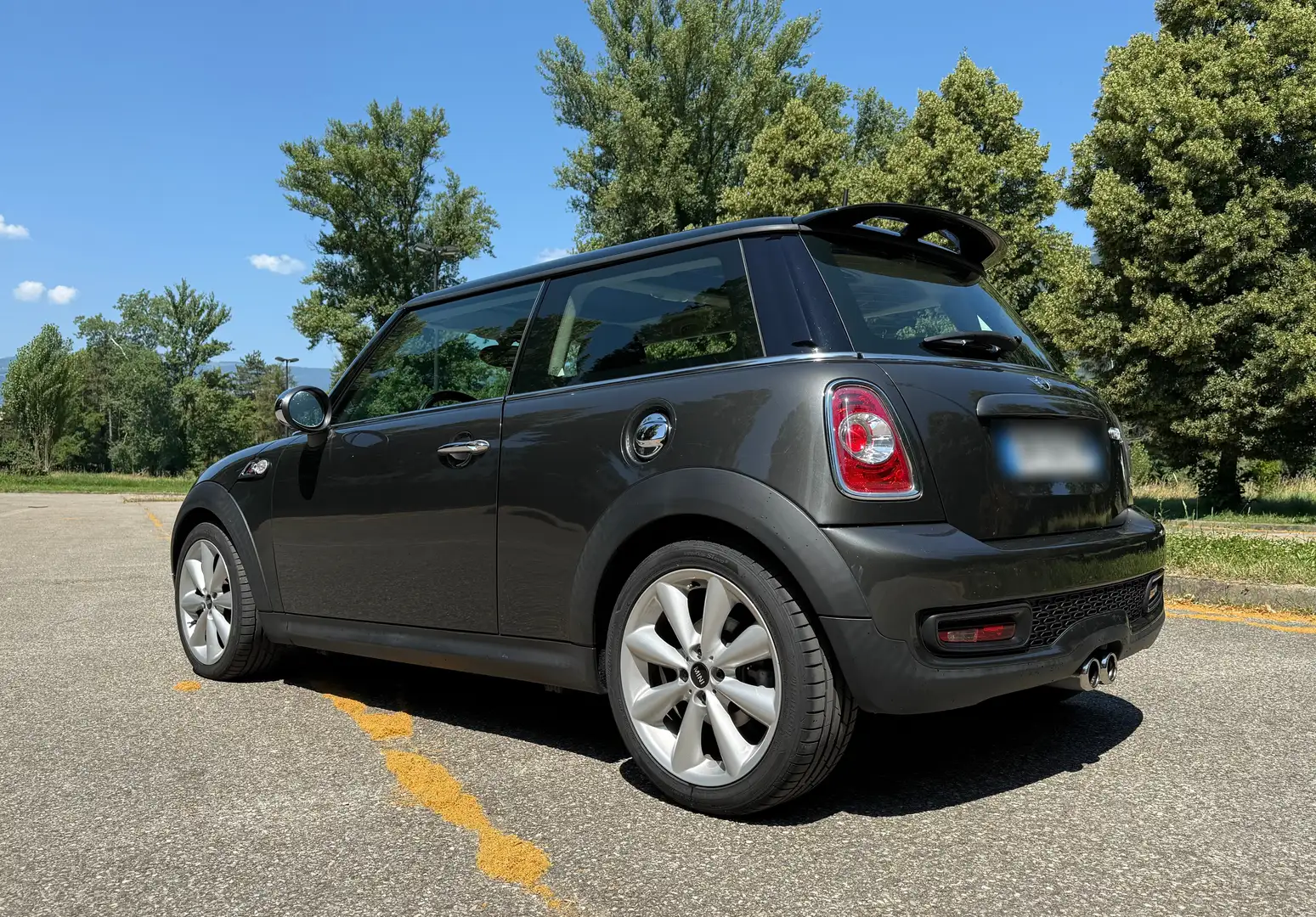 MINI Cooper S MINI 184 CH COOPER S PACK RED HOT CHILI Gris - 2