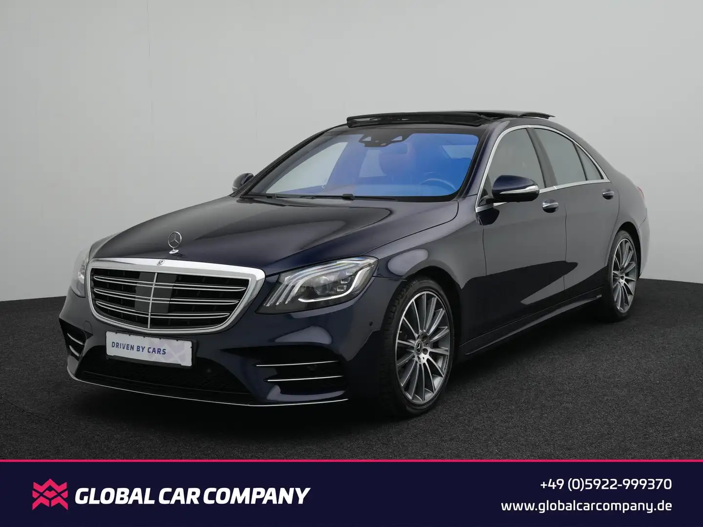 Mercedes-Benz S 560 AMG,MULTIB,MEMO-V+H,360°,BURME,HUD,TV,LUFT Blau - 1