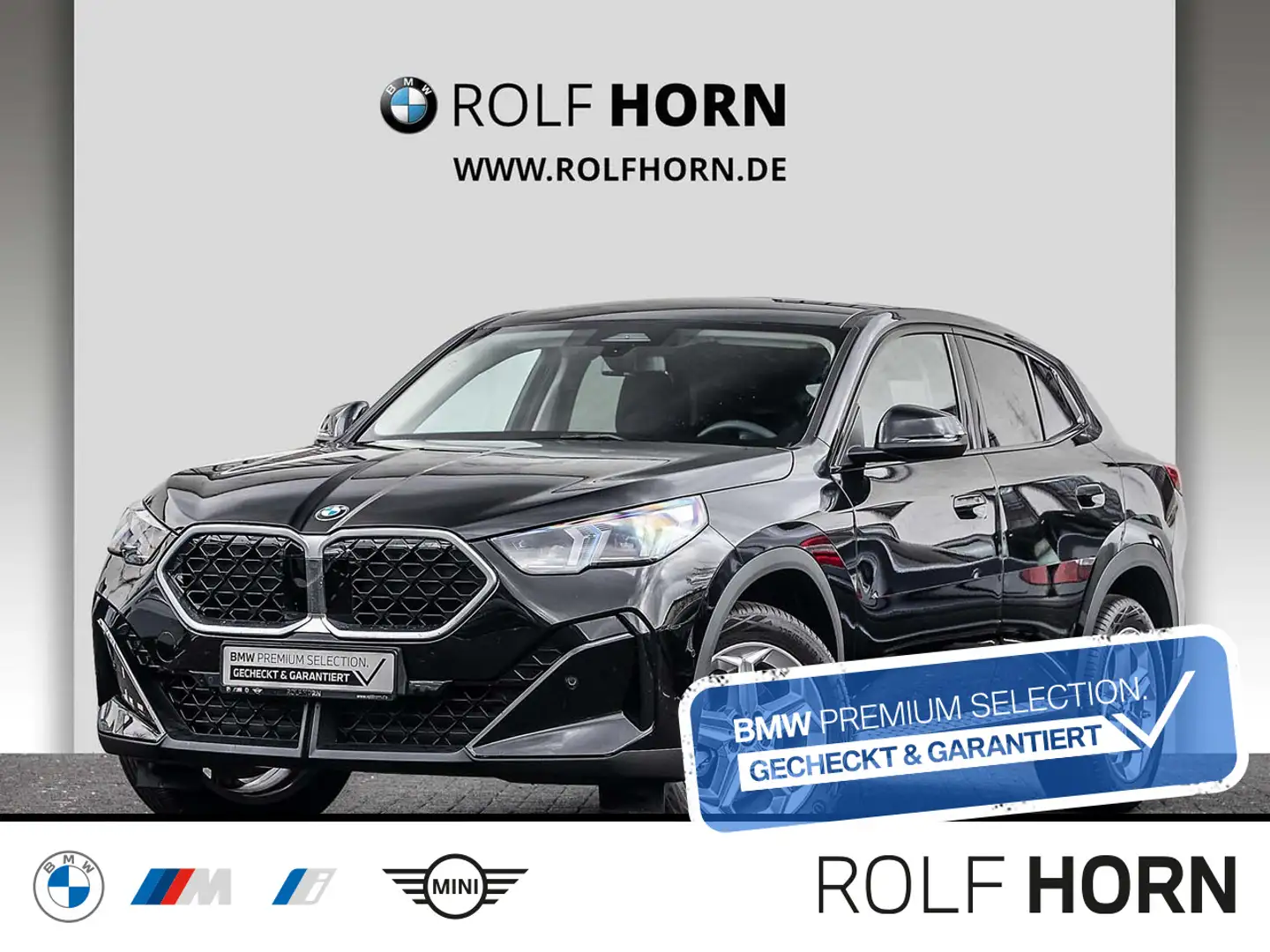 BMW X2 sDrive20i Autom Navi Lenkhz LED Klima Sitzhzg Schwarz - 1