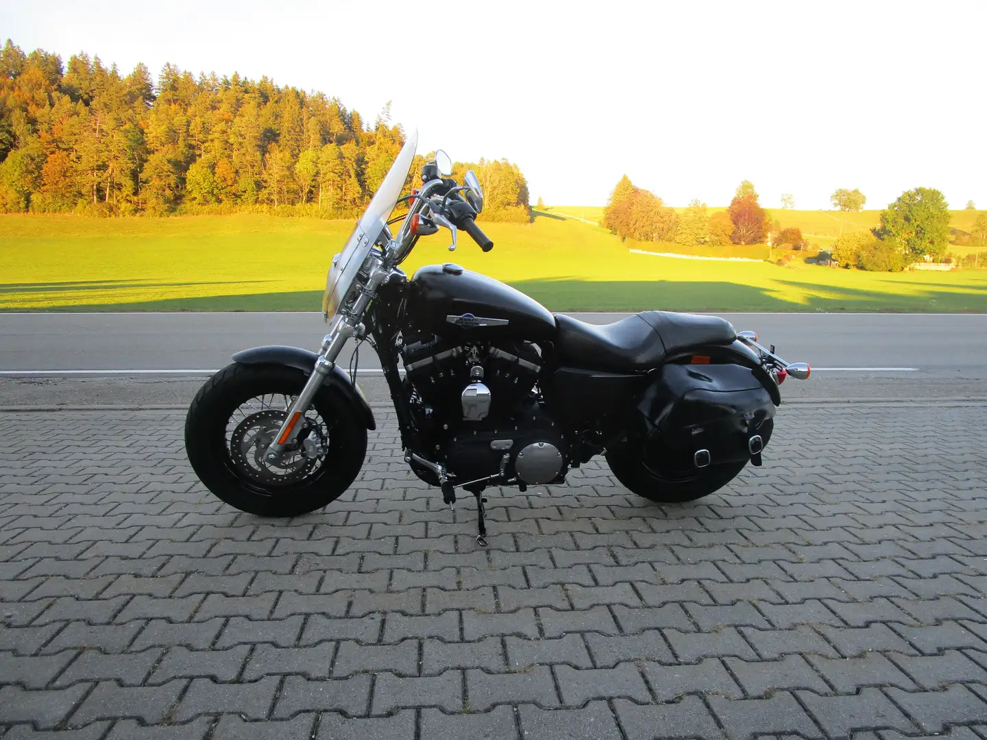 Harley-Davidson XL 1200 Sportster CB Black Denim Zwart - 2