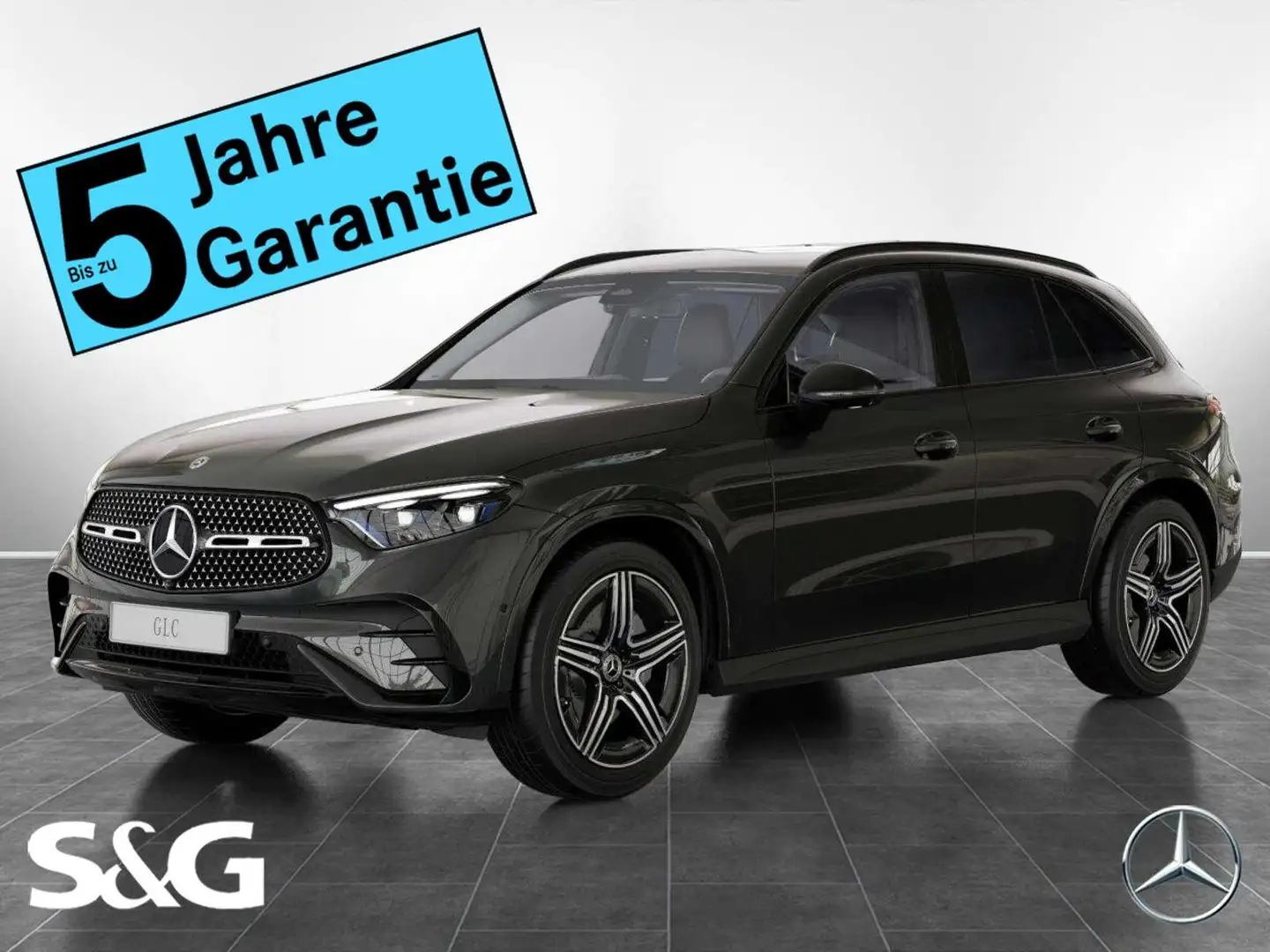 Mercedes-Benz GLC 220 d 4M AMG Distronic+DIG-LED+360°+AHK+360° Grau - 1
