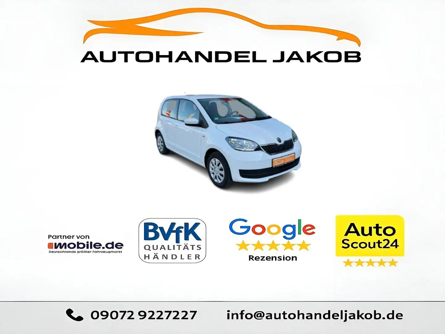 Skoda Citigo /Super Ausstattung/TÜV_SERVICE_NEU! Weiß - 2