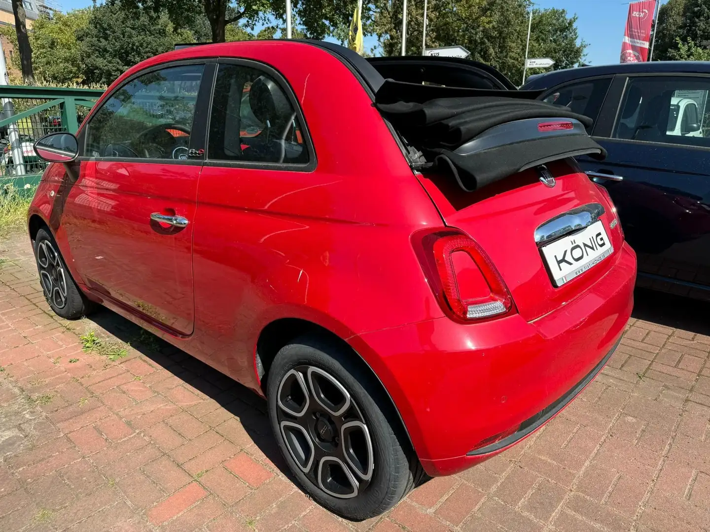 Fiat 500C 1.0 CLUB Cabrio*Klima & Sound*PDC Rouge - 2