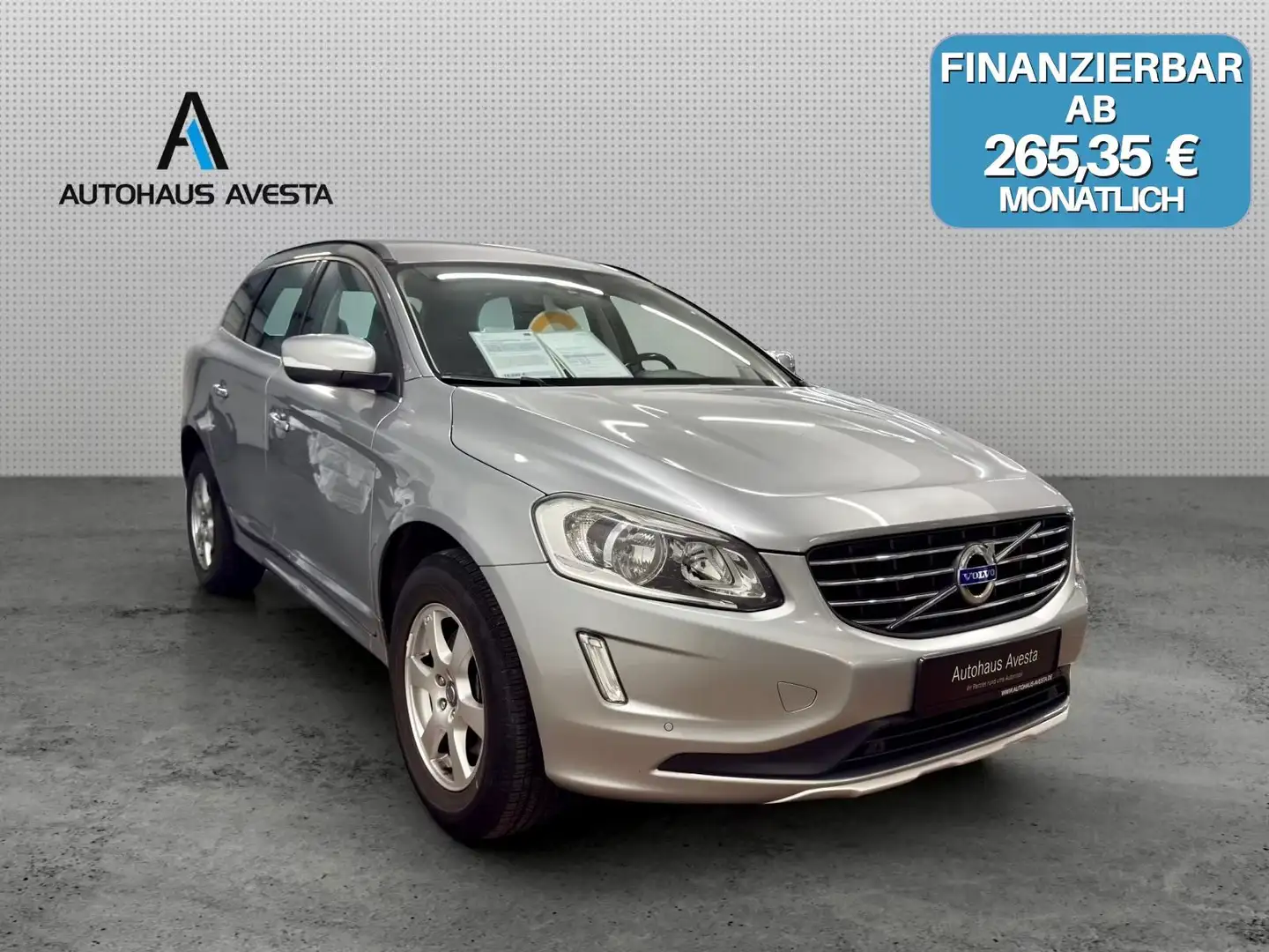 Volvo XC60 MOMENTUM/ 68.TKM/ 1.HAND/ AHK/ GARANTIE/ Silber - 1