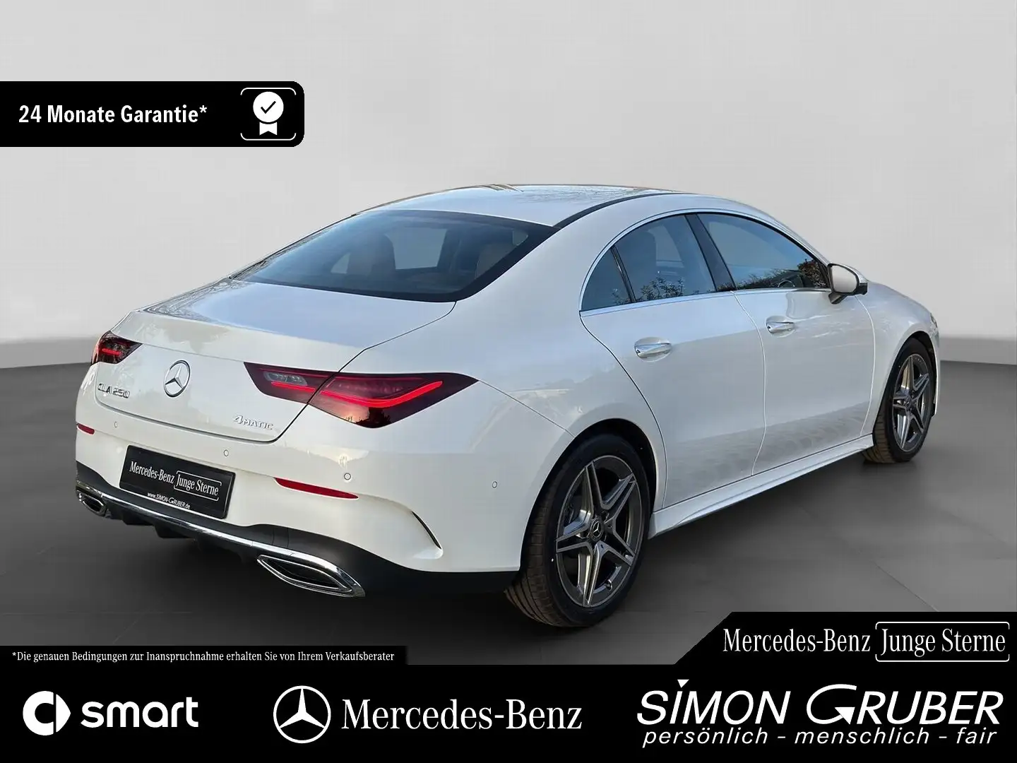 Mercedes-Benz CLA 250 4M AMG Fahrass Burm MBeam Memory 360 Weiß - 2