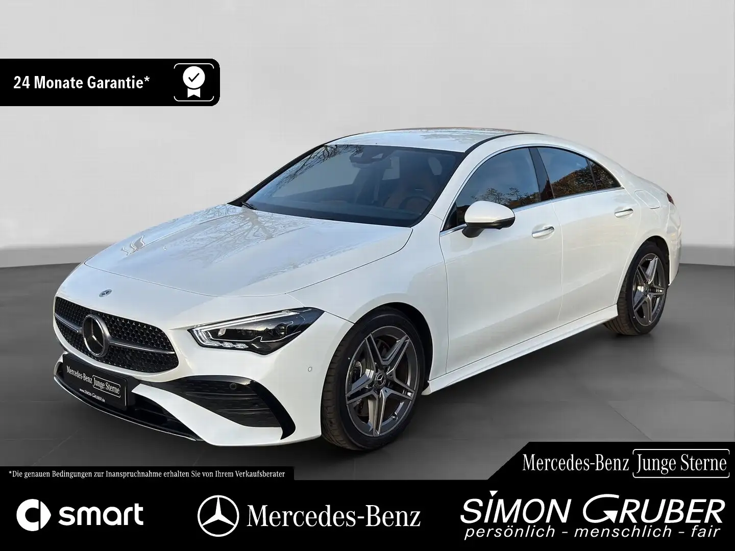 Mercedes-Benz CLA 250 4M AMG Fahrass Burm MBeam Memory 360 Weiß - 1