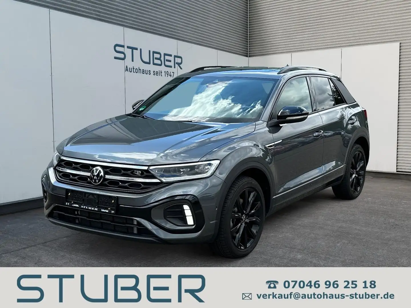 Volkswagen T-Roc 2.0 TSI R-Line 4Motion AHK|NaviPRO|Pano|DCC Grau - 1