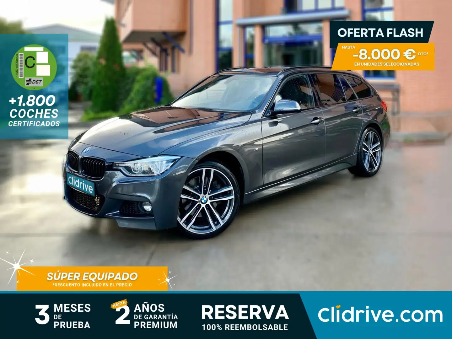 BMW 330 330iA Touring xDrive Gris - 1
