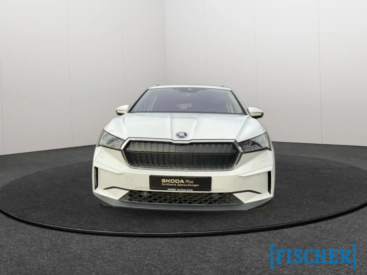 Skoda Enyaq IV 80 Suite Matrix AHK Navi Rear View ACC Wärmepum Blanc - 2