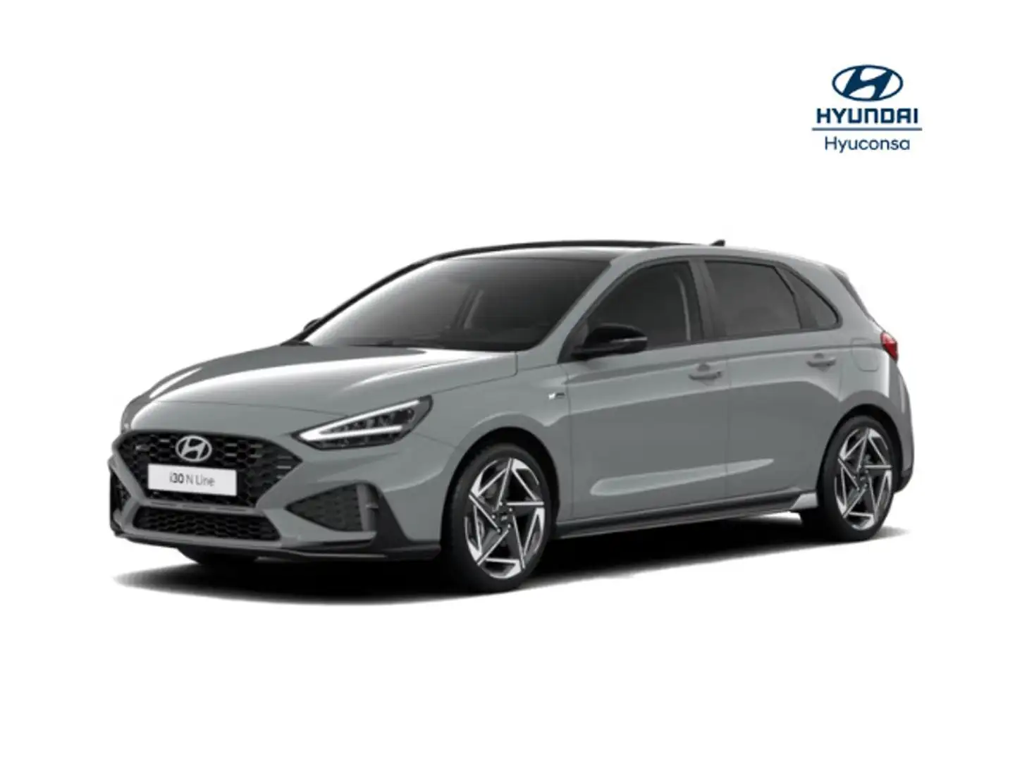 Hyundai i30 1.0 TGDI N Line 100 Gris - 1