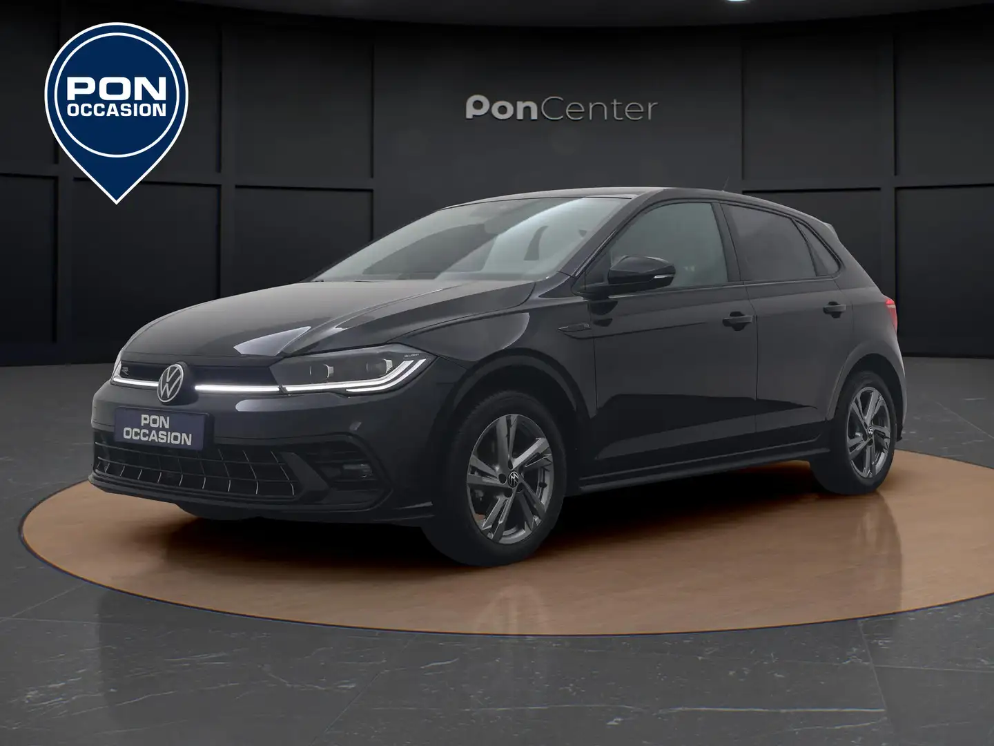 Volkswagen Polo 1.0 TSI R-Line Business | Navigatie | IQ.Light | S Zwart - 1