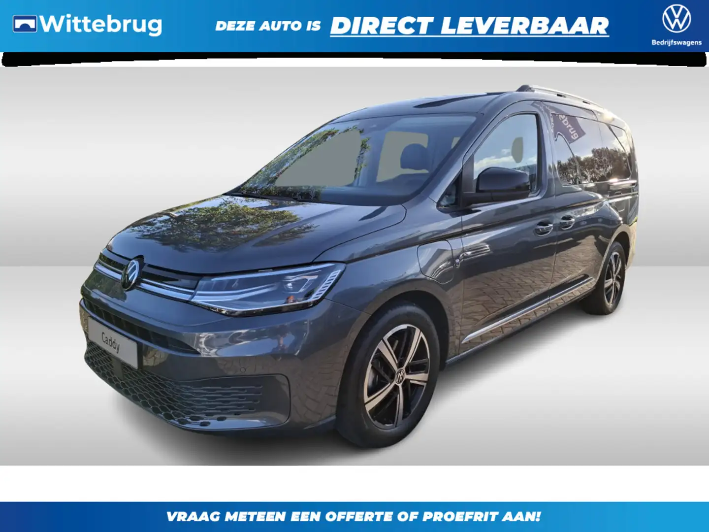 Volkswagen Caddy Maxi 1.5 TSI Hybride Style Kombi 7 persoons Grijs - 1