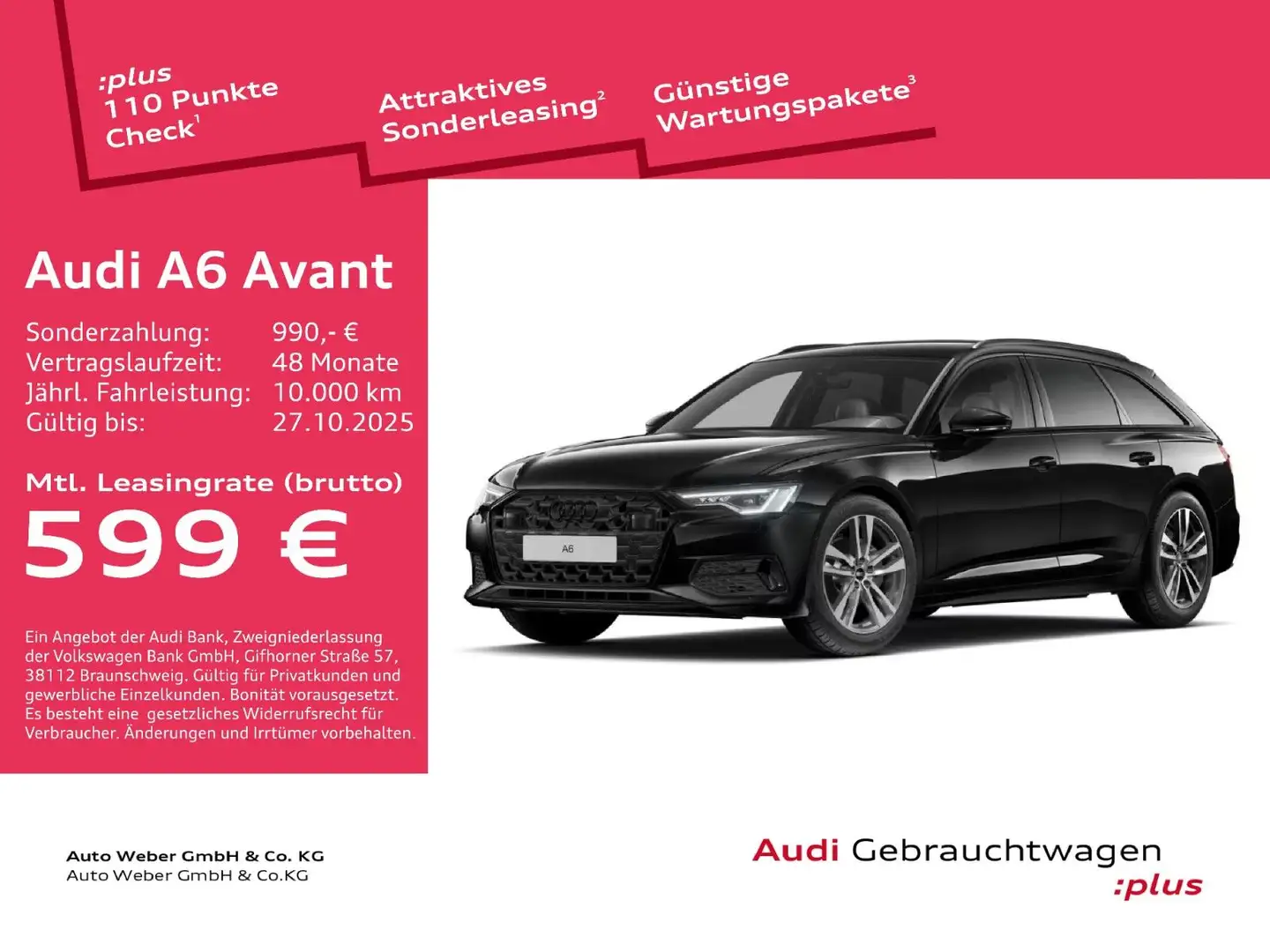 Audi A6 Avant 50TDI qu S LINE BLACK PANO AHK MATRIX Schwarz - 1