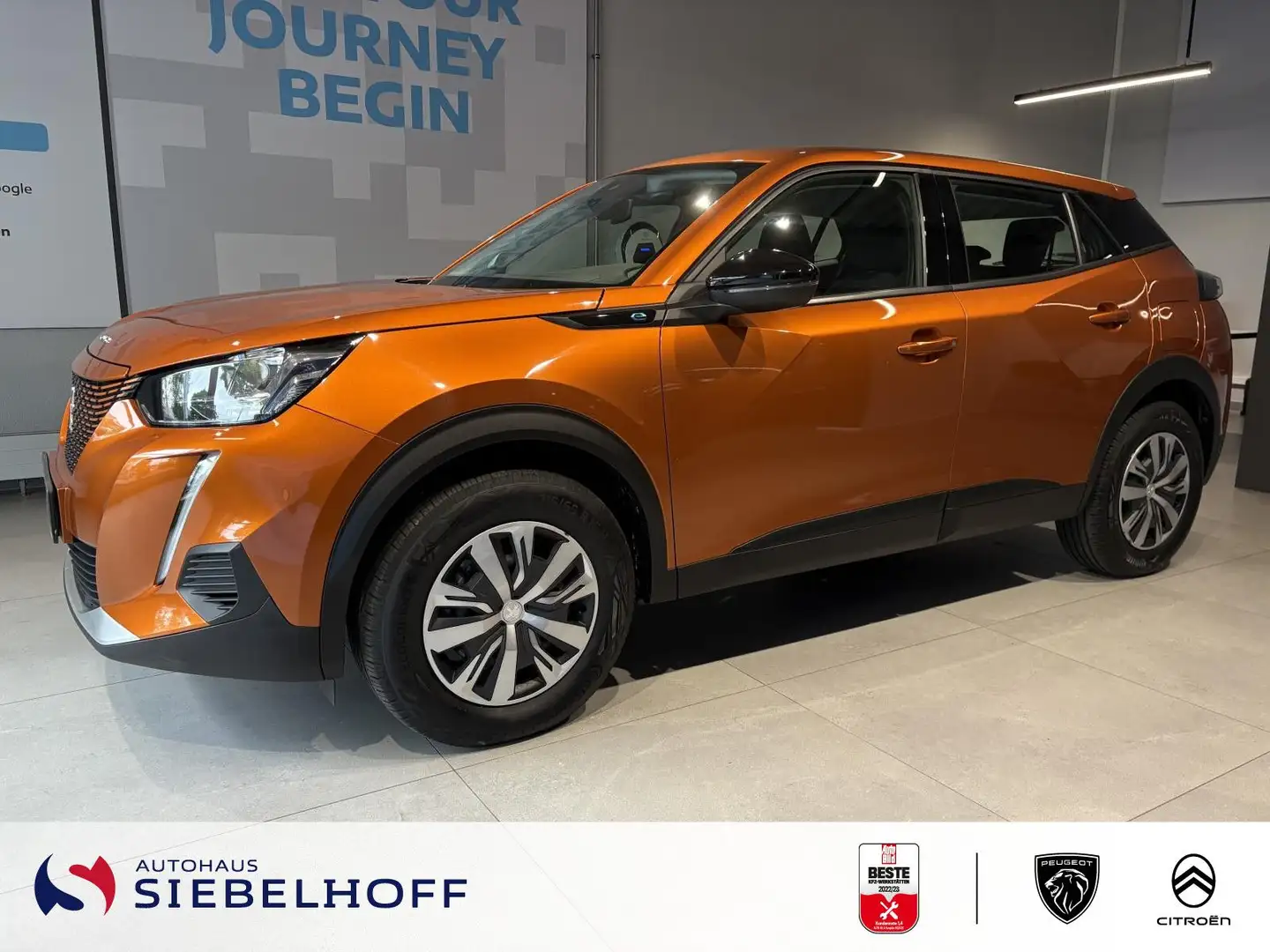 Peugeot 2008 e-2008 Active Elektromotor 136 Oranje - 1