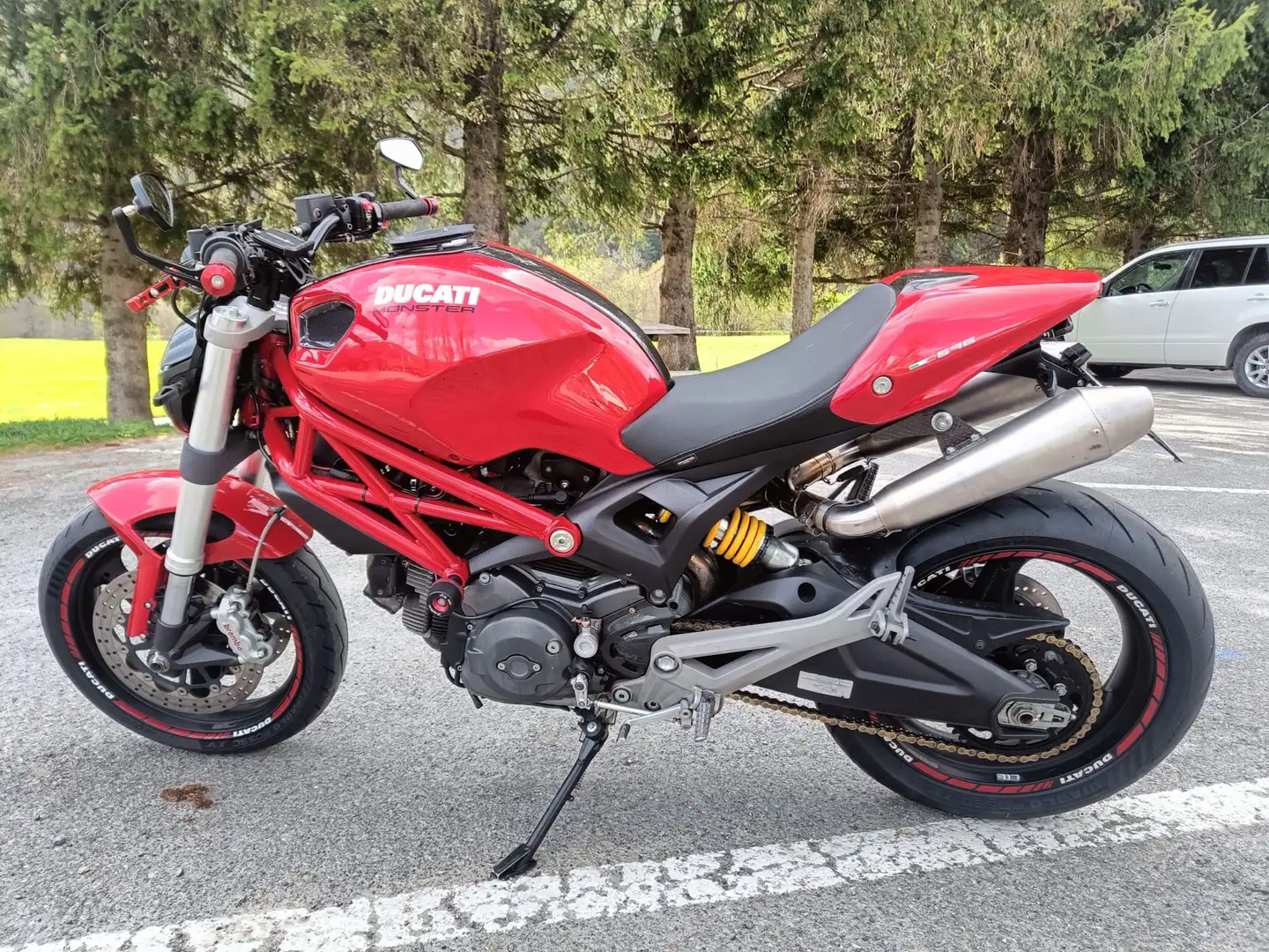Ducati Monster 696 Depotenziata a libretto - Patente A2 Kırmızı - 1