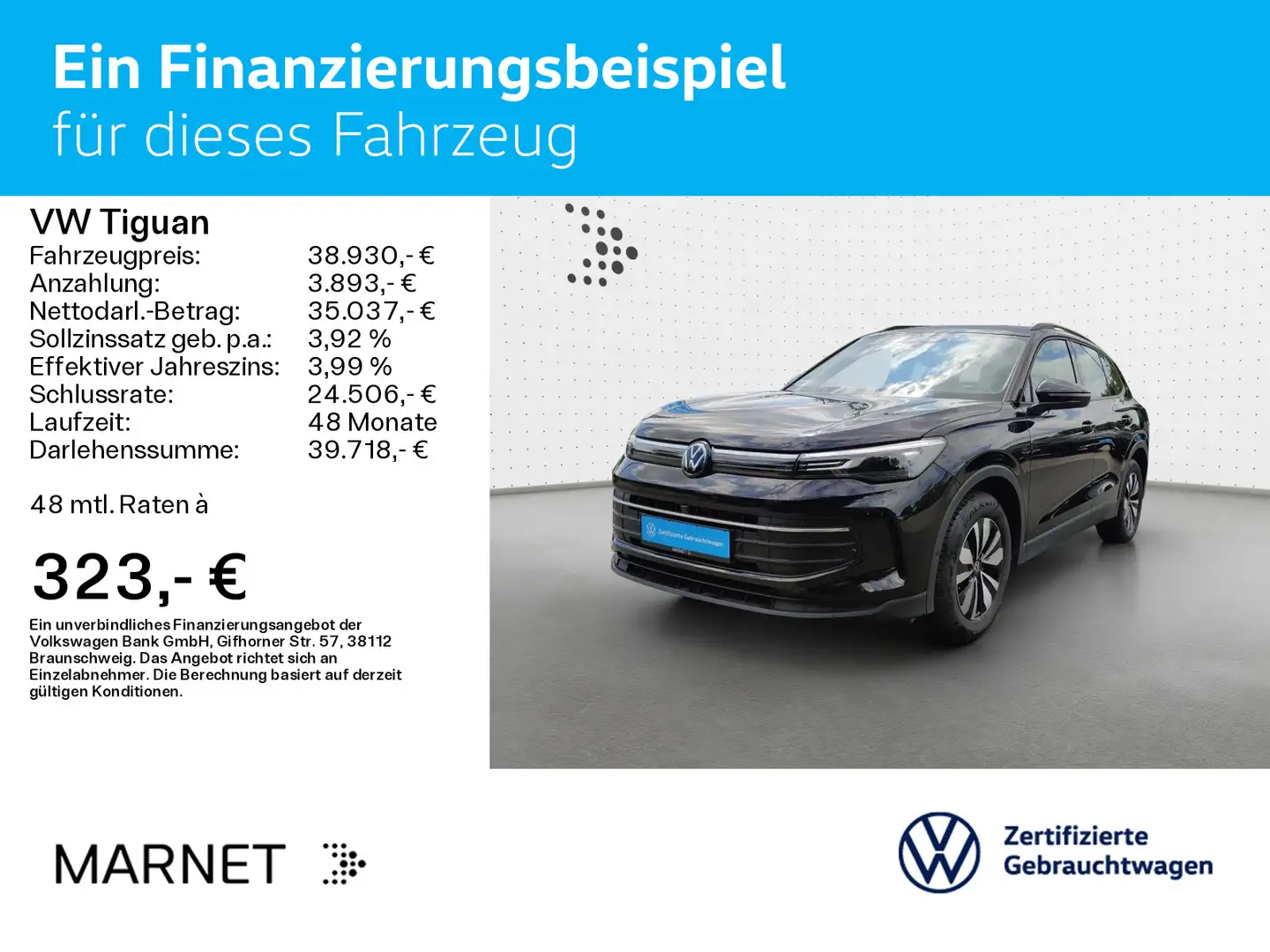 Volkswagen Tiguan Life GOAL 1.5 eTSI DSG*AHK*ASG*KAMERA*NAV Noir - 2
