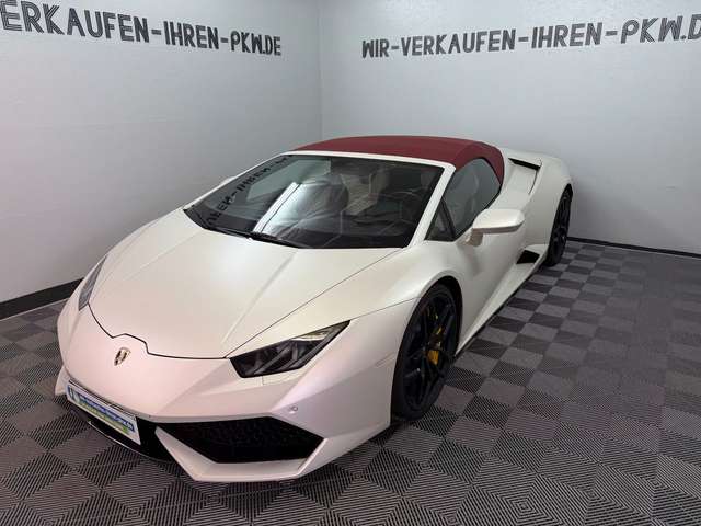 Imagine Lamborghini Huracán AWD LP610-4 Bianco Canopus Service NEU