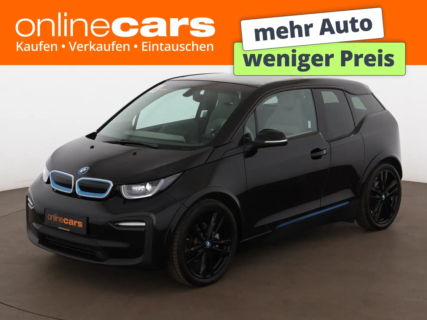 BMW i3 120Ah Aut LED SKY NAVI LEDER WAERMEPUMPE PDC Schwarz - 1