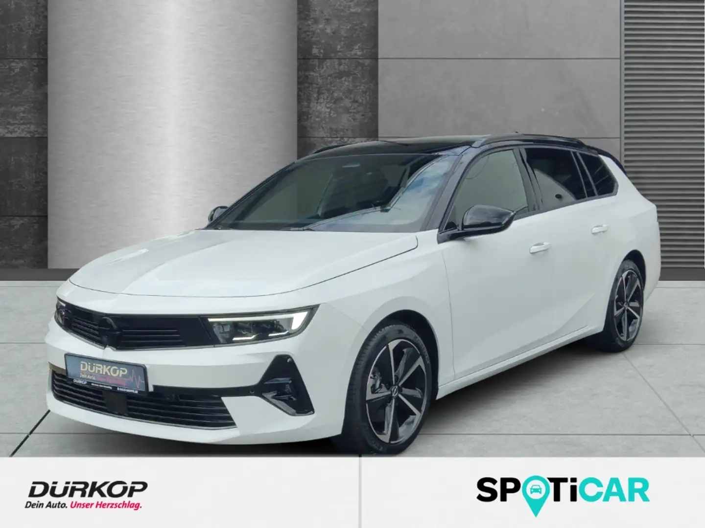 Opel Astra ST GS HUD El. Panodach Navi LED 360 Kamera Digital Weiß - 1