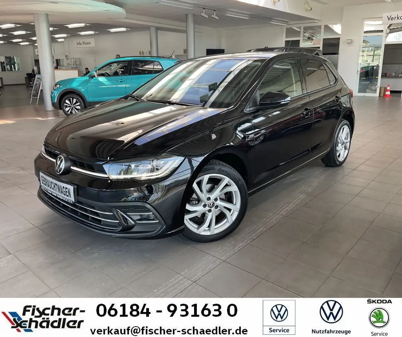 Volkswagen Polo Style 1.0TSI*DSG*Navi*Alcantara*Matrix-LED* Negro - 1
