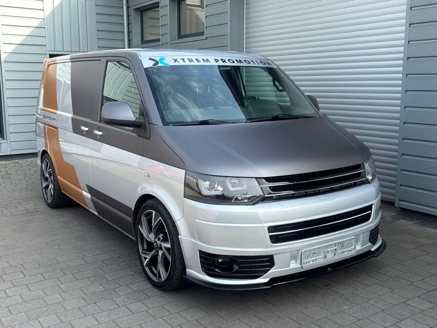 Volkswagen T5 Transporter -Kombi  Standh. Klima Sitzh. Argent - 1