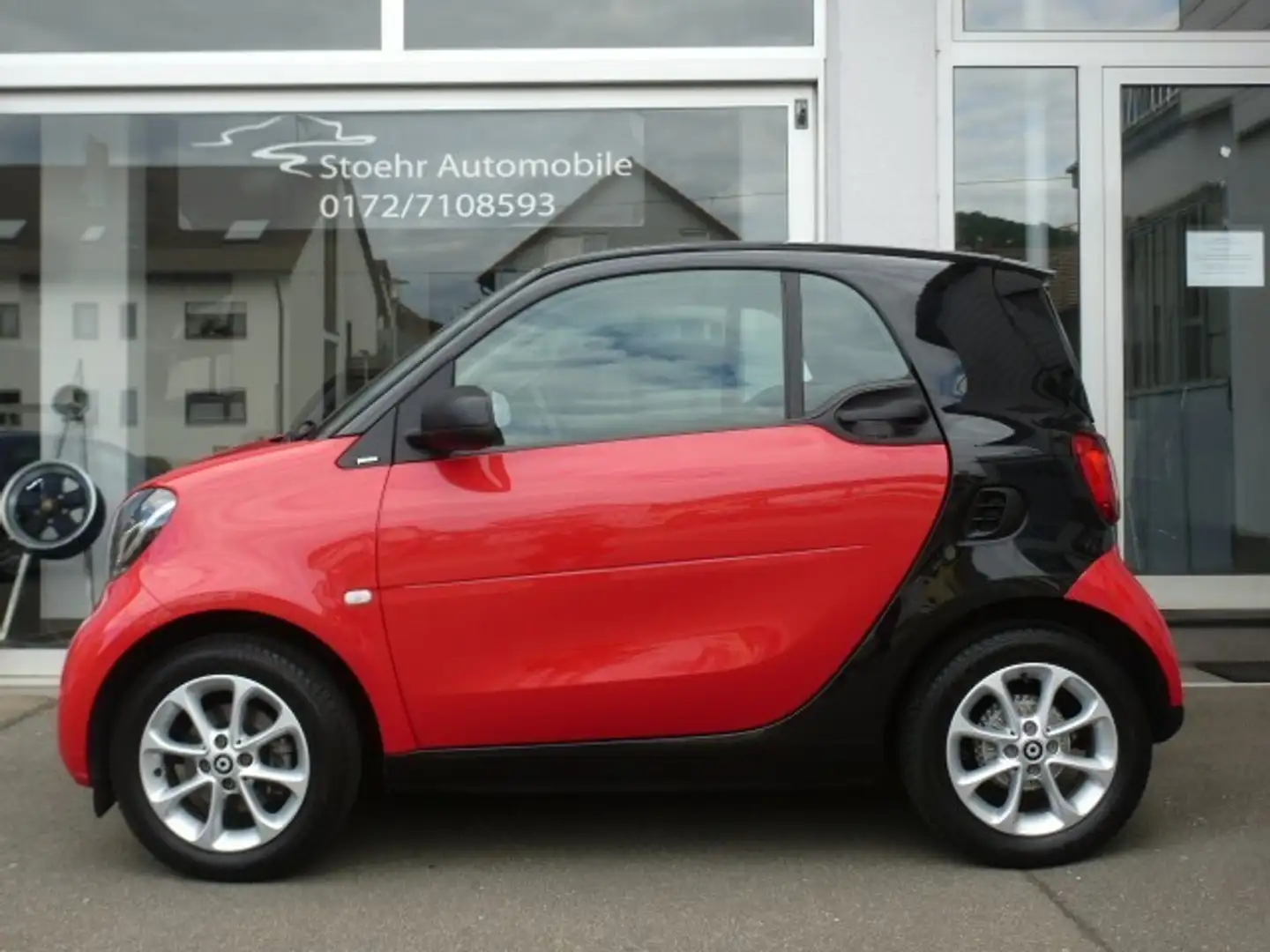 smart forTwo PASSION NUR 14.489KM AUTOMATIK KLIMA TOP Rosso - 2