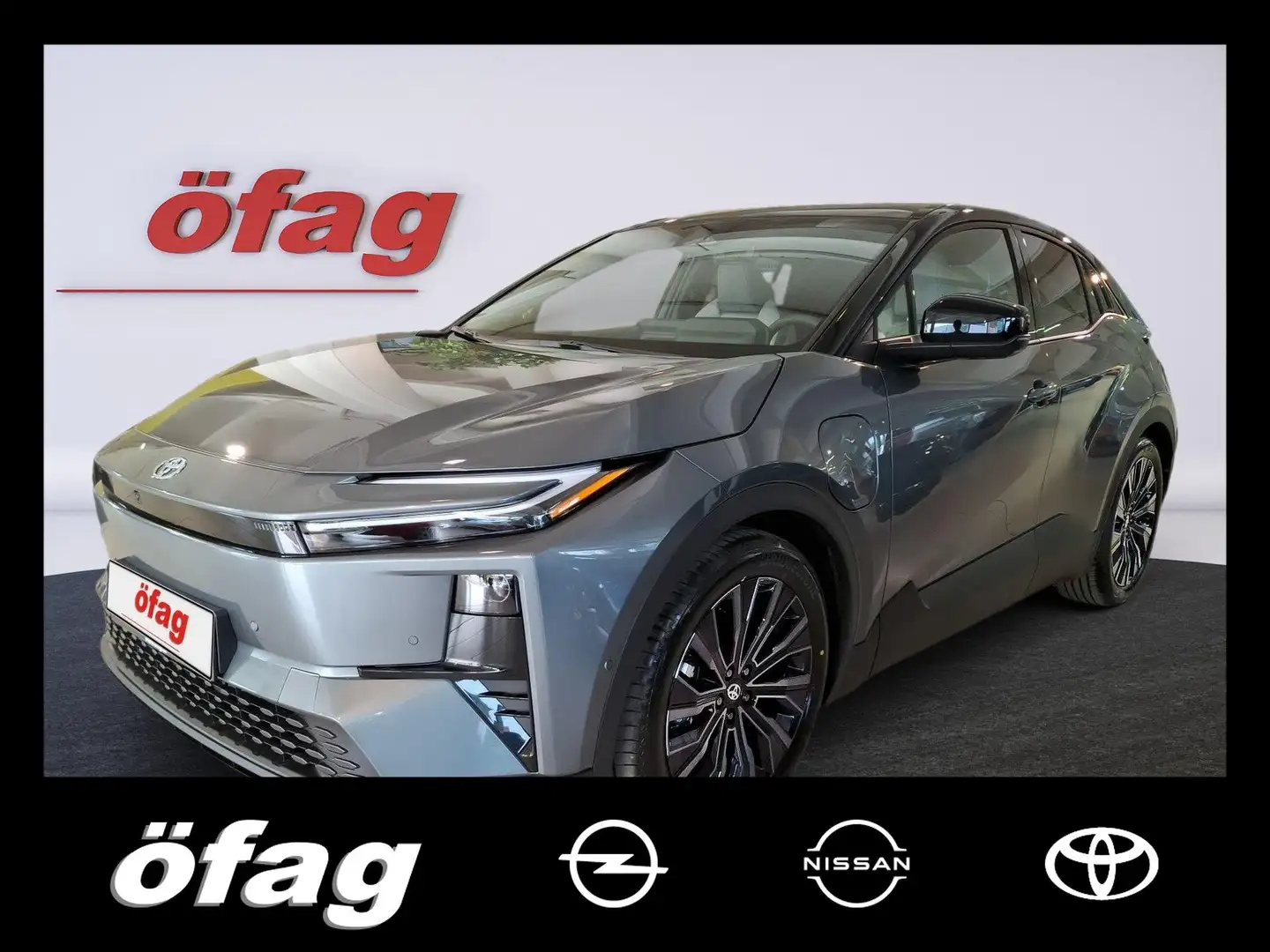 Toyota C-HR + Elektro 77kWh AWD Lounge Helles Interior + Panor Grau - 1
