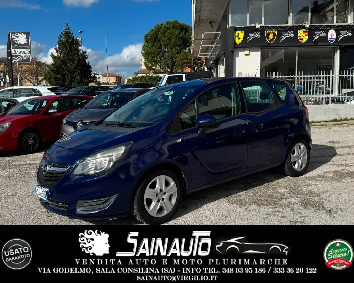 Opel Meriva Opel Meriva 1.4 Benz/Gpl Cosmo GARANZIA 24 MESI Bleu - 1