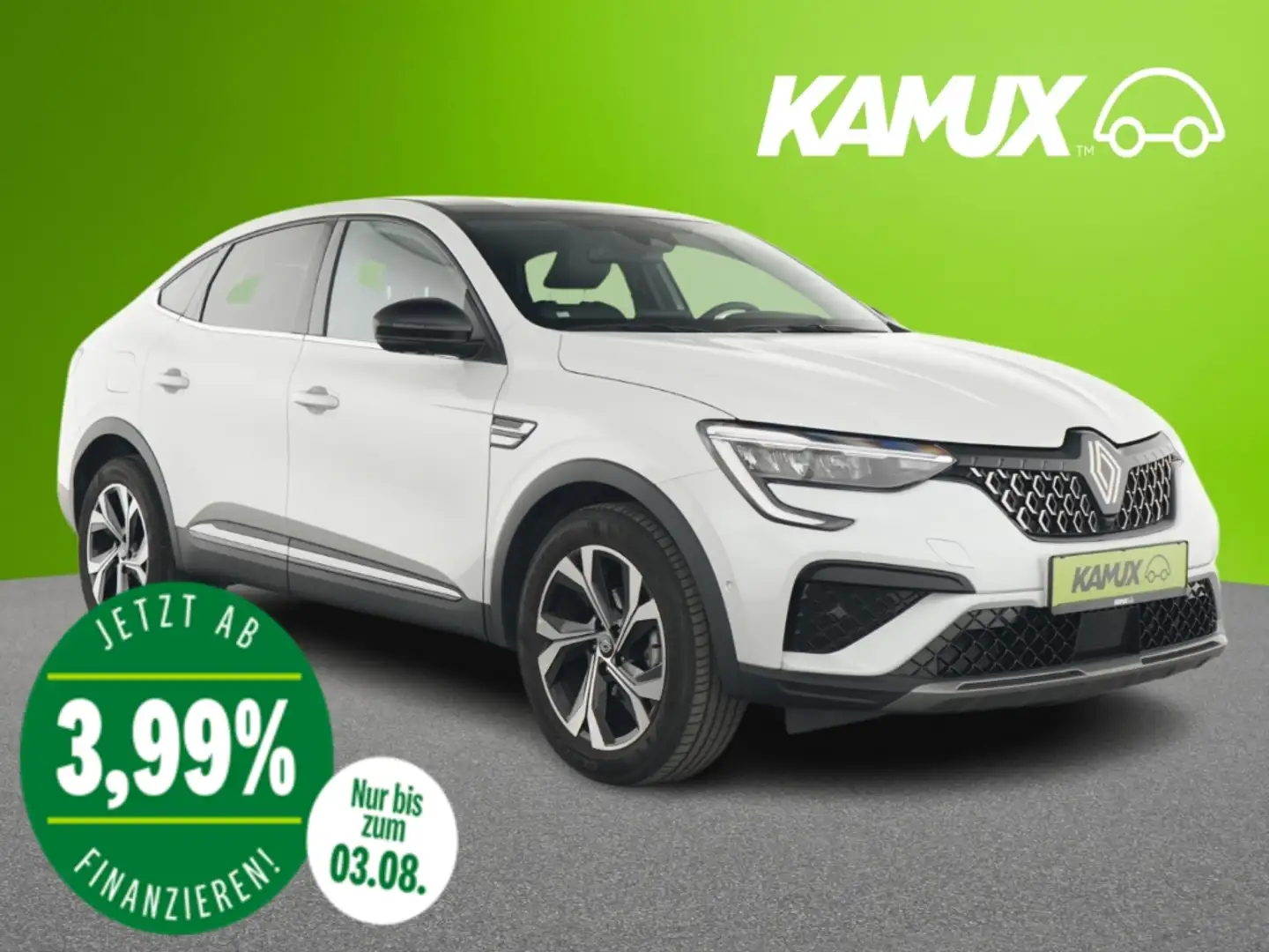 Renault Arkana 1.3TCe Aut.Techno+LED+NAVI+VIRTUAL+KAMERA Weiß - 1