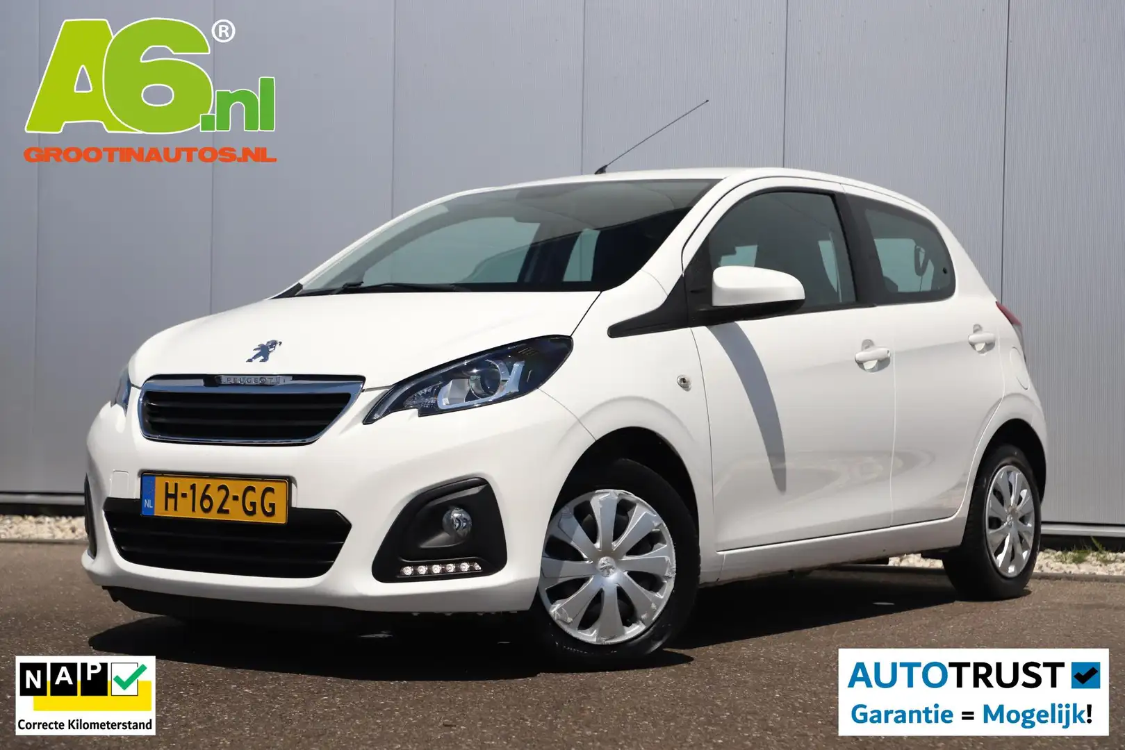 Peugeot 108 1.0 e-VTi Active NAP! Airco Radio Bluetooth Elektr Weiß - 1