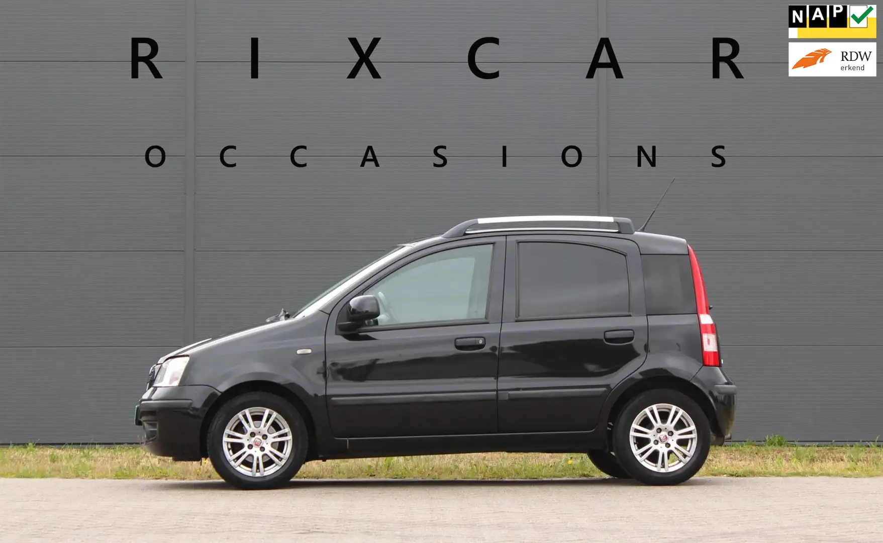 Fiat Panda 1.2 Emotion Climate PDC !!NIEUWBINNEN!! Zwart - 1