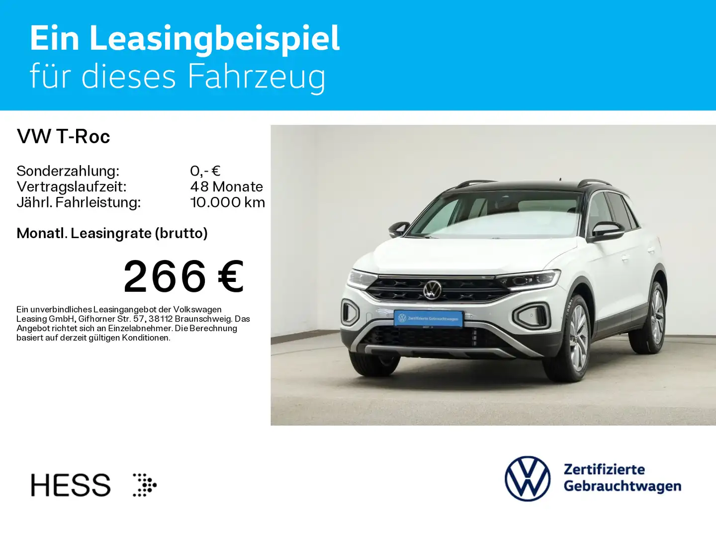 Volkswagen T-Roc T-ROC 2.0 TDI DSG GOAL*AHK*KAMERA*LED*NAVI*18ZOL Weiß - 2