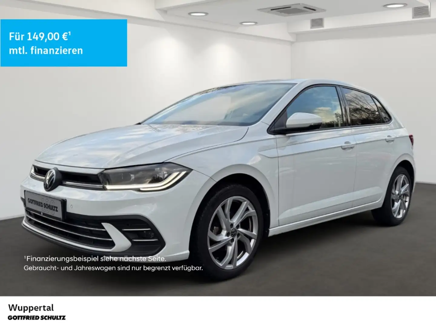 Volkswagen Polo 1.0 TSI DSG NACI KAM ACC LED SHZ PDC LM Weiß - 1