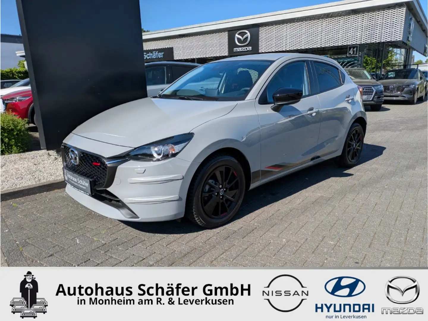 Mazda 2 Homura Navi DAB SHZ Soundsystem LED Spurhalteass. Grijs - 1
