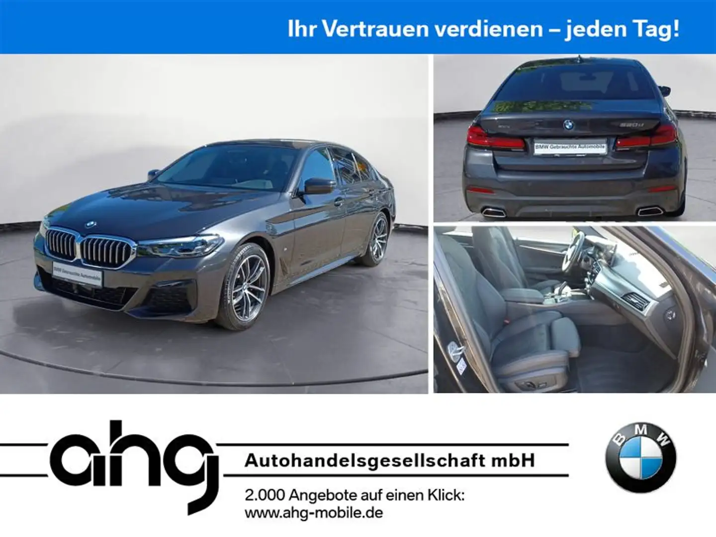 BMW 520 d xDrive *MSport*Shadow*Navi*Kamera*HiFi*LED* Bleu - 1