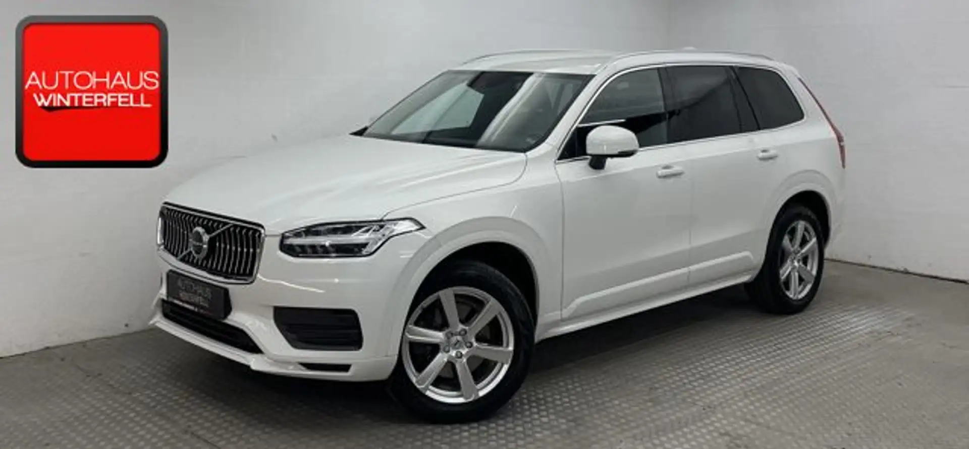 Volvo XC90 B5 AWD PRO 360+INTELLISAFE+LED+SENSUS+ Weiß - 1