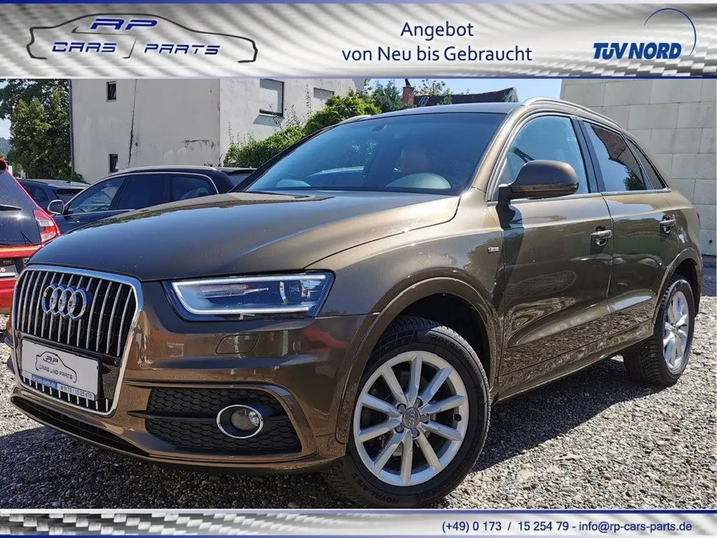 Audi Q3 2.0TDI Leder#Navi#Freisprech#S-Line#SHZ#Xenon Braun - 1