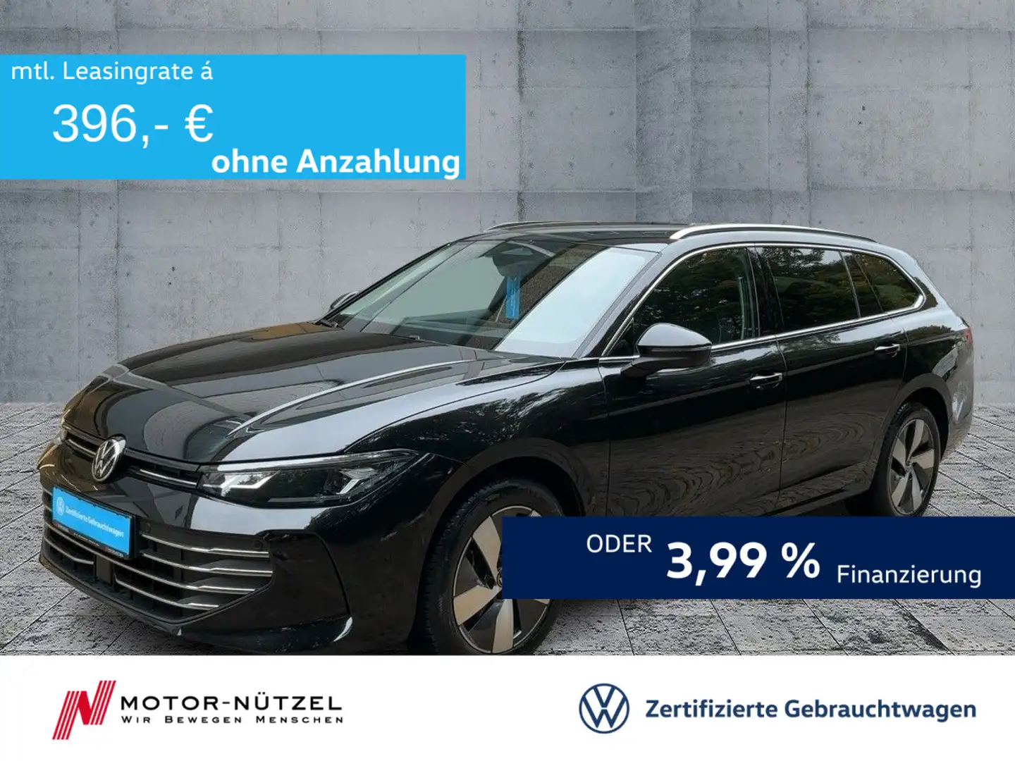 Volkswagen Passat Variant 2.0 TDI DSG BUSINESS LED+NAVI+AHK Zwart - 1