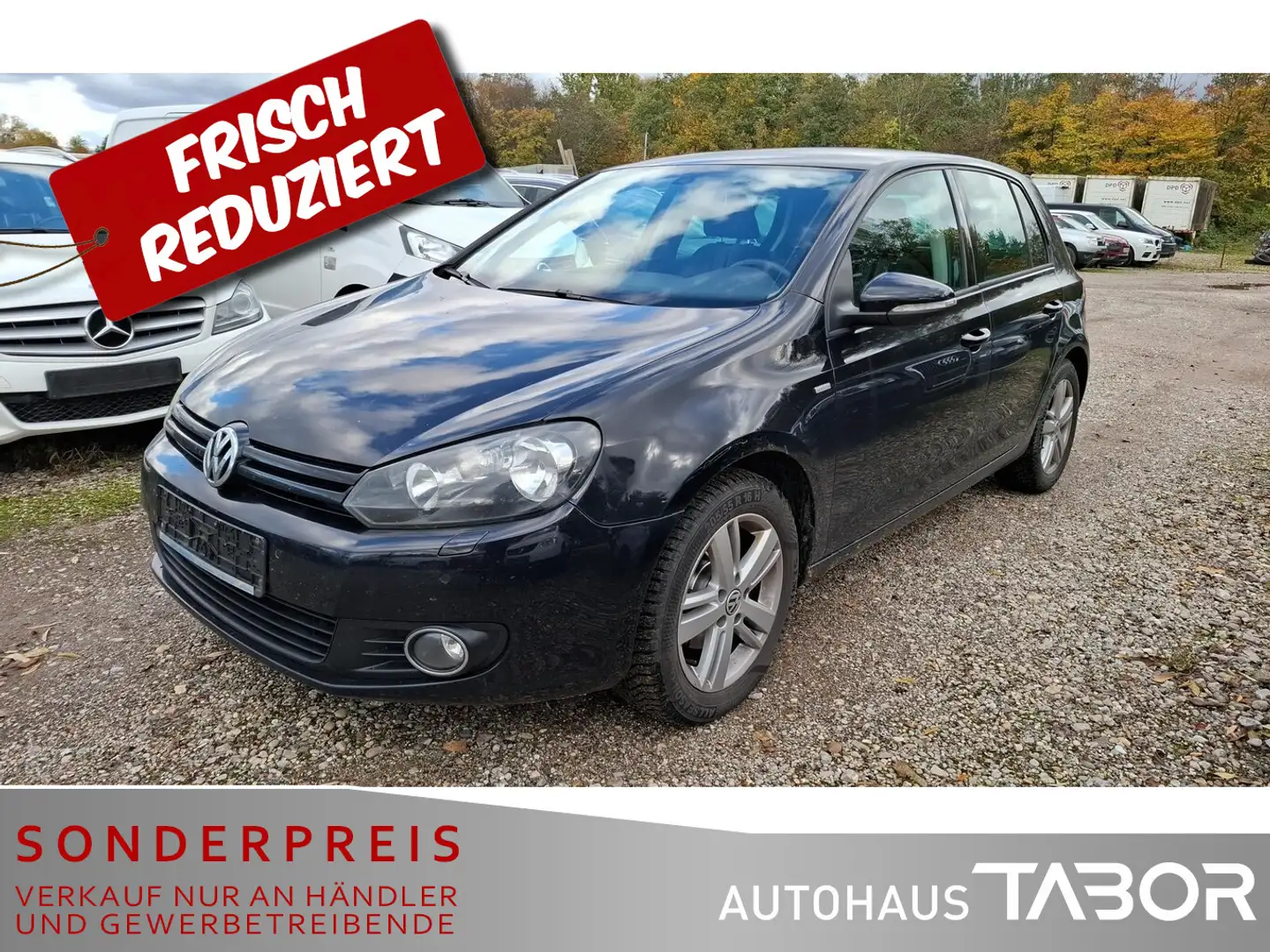 Volkswagen Golf VI 1.2 TSI Match LM Climatr. PDC SHZ el. FH Schwarz - 1