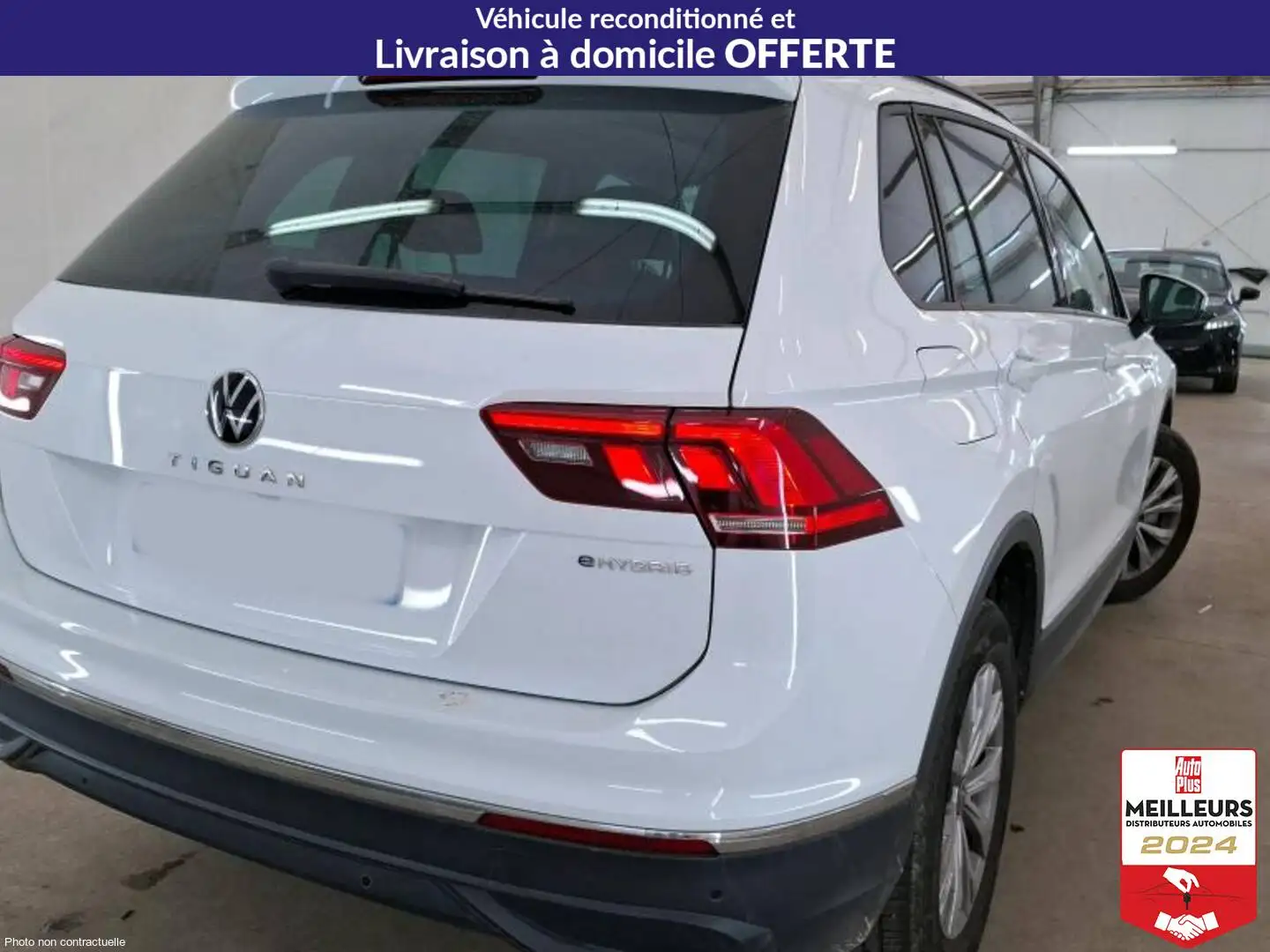Volkswagen Tiguan 1.4 eHybrid 245 DSG6 Life +Toit pano +Caméra +Hayon +Discover média Blanc - 2
