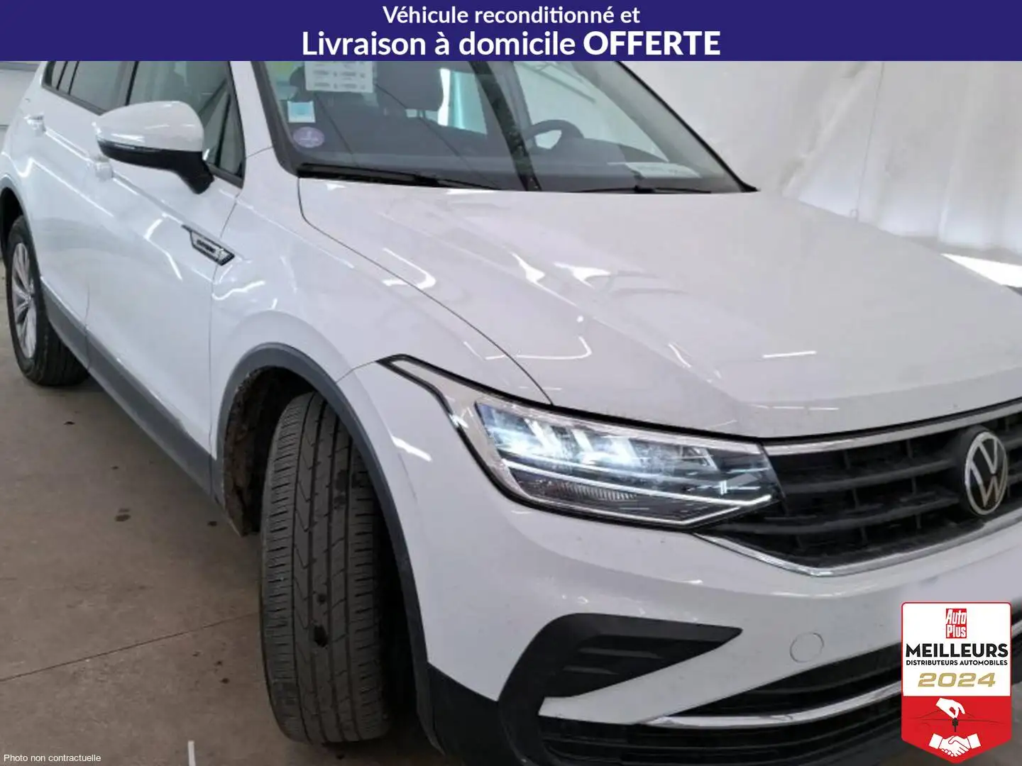 Volkswagen Tiguan 1.4 eHybrid 245 DSG6 Life +Toit pano +Caméra +Hayon +Discover média Weiß - 1
