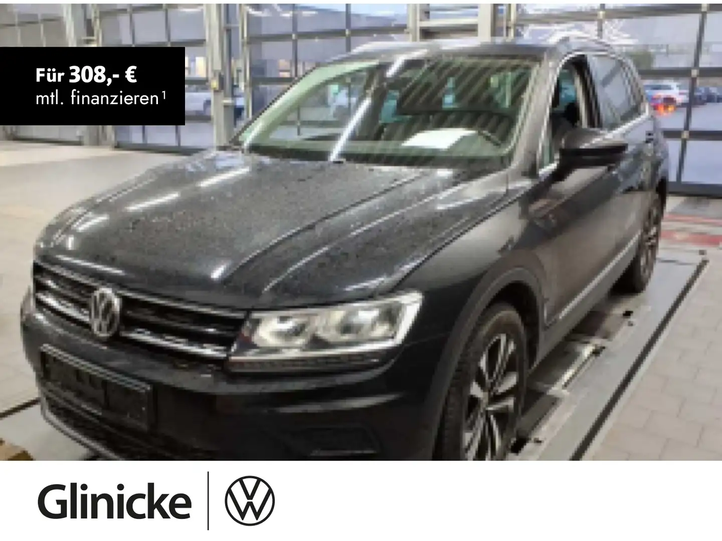 Volkswagen Tiguan Comfortline 2.0 TDI AHK, NAVI, RFK Noir - 1