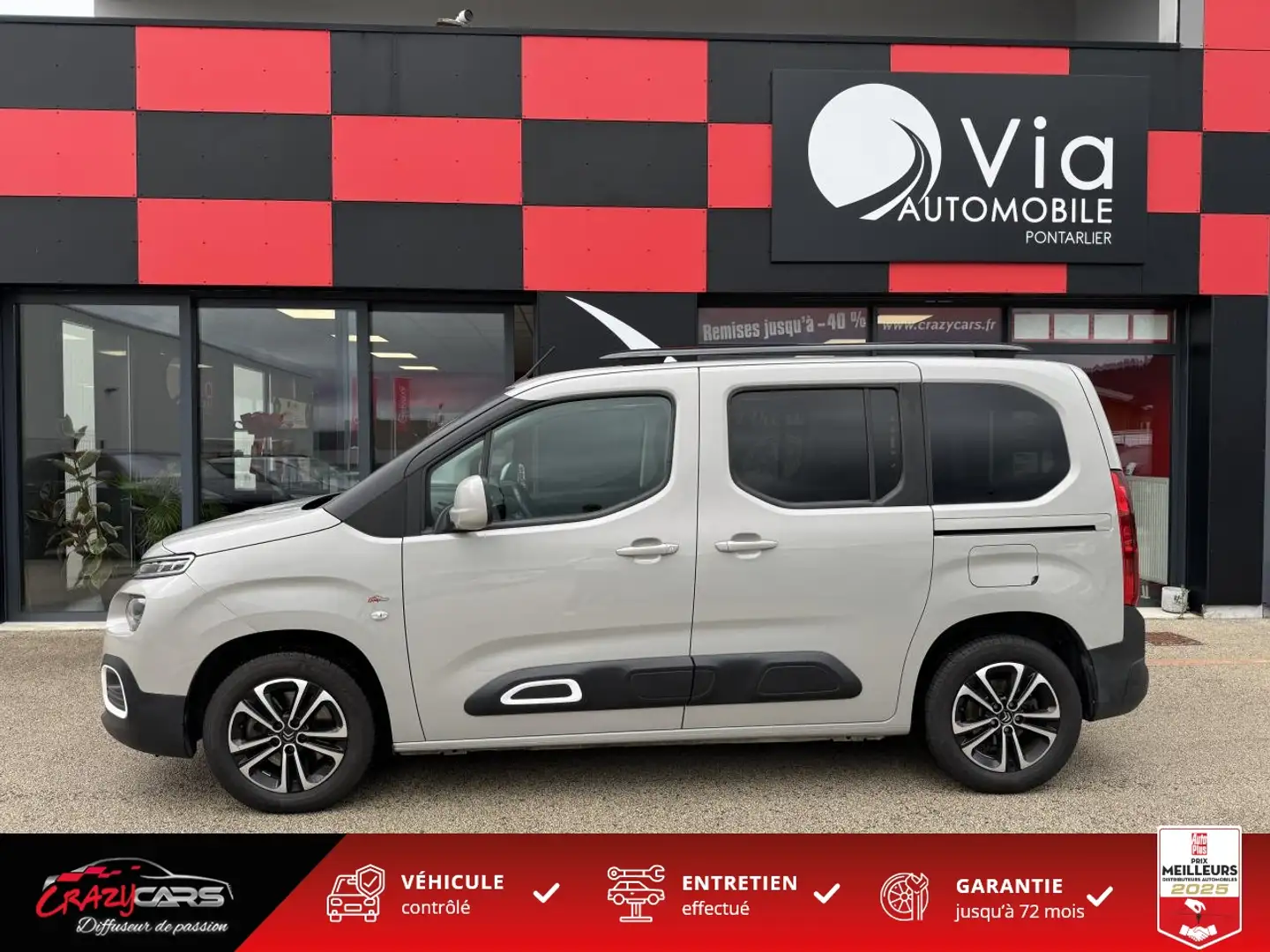 Citroen Berlingo 1.5 BlueHDi 130 EAT8  M Shine  - CAM - PANO Beige - 2