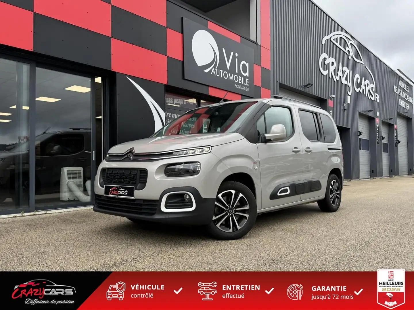 Citroen Berlingo 1.5 BlueHDi 130 EAT8  M Shine  - CAM - PANO Beige - 1